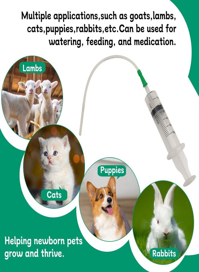 Abustle pig Lamb and Goat Kid Feeding Kit 2-Clear Tube (16 FR), 1-Syringe 60ml Reusable Drench Goat Syringe for Lamb, Dog, Sheep,Piglet,Rabbit Feeding - Image 4